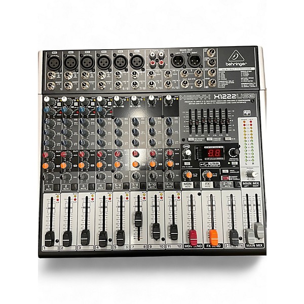 Used Behringer Used Behringer Xenyx X1222USB Unpowered Mixer