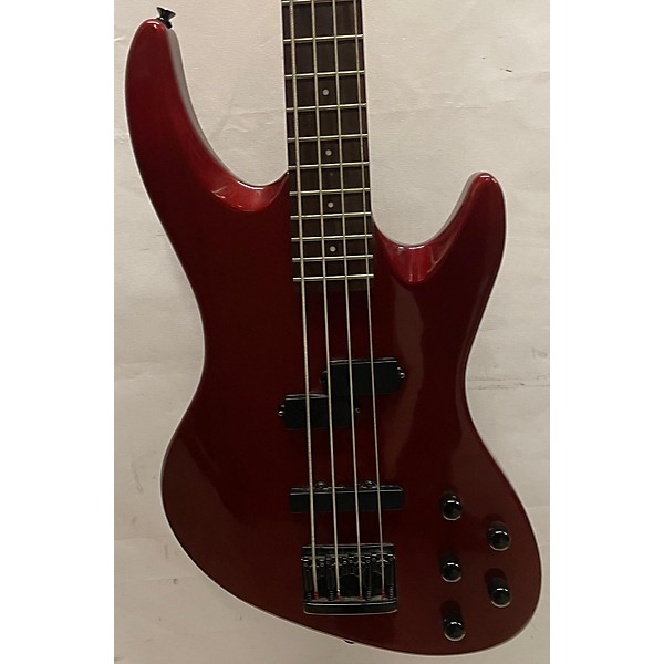 Used DeArmond Used DeArmond PILOT PLUS Metallic Red Electric Bass Guitar