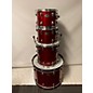 Used Ludwig Used 2009 Ludwig 4 piece 100th Anniversary Classic Maple Red Sparkle Drum Kit thumbnail