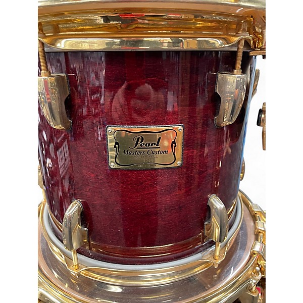 Used Pearl Used Pearl 8 piece Master Custom Wine Red Drum Kit