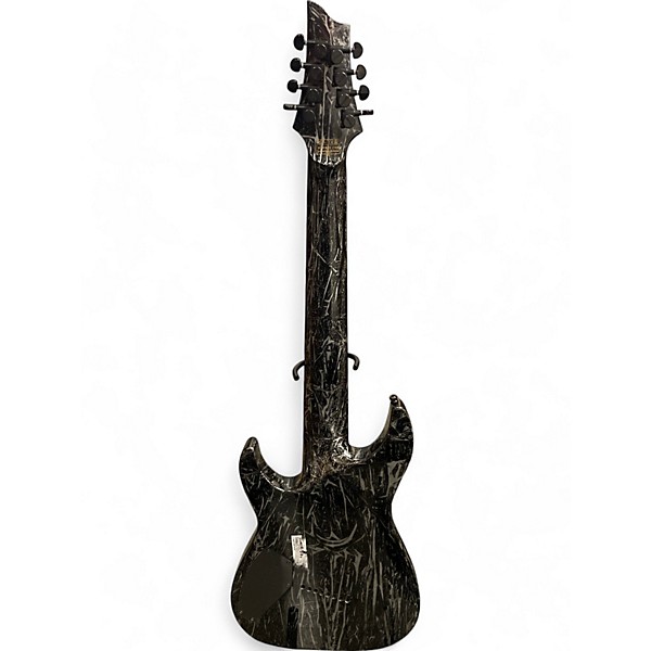 Used Schecter Guitar Research Used Schecter Guitar Research C8 Silver-Mountain Multiscale Silver Mountain Solid Body Elect...