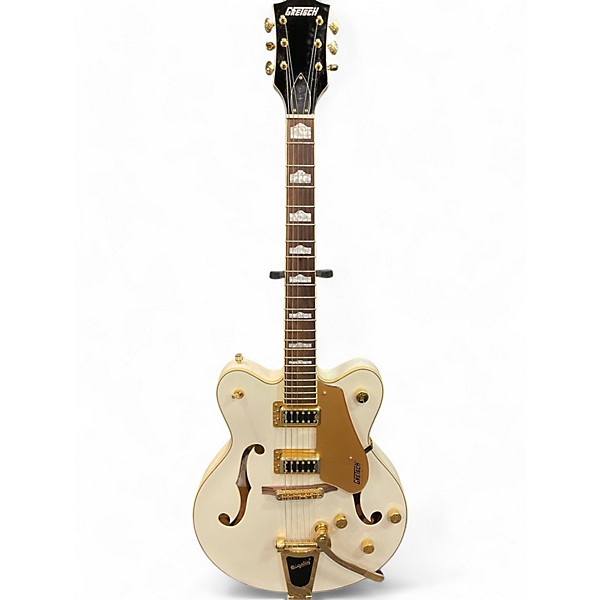 Used Gretsch Guitars Used Gretsch Guitars G5422T Electromatic White Hollow Body Electric Guitar