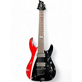 Used DBZ Guitars Used DBZ Guitars RX 7 Red with Black and White Stripes Solid Body Electric Guitar