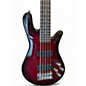 Used Spector Legend 5 Standard Trans Red Electric Bass Guitar