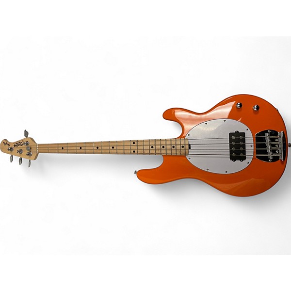 Used Ernie Ball Music Man Used Ernie Ball Music Man Intro series RAY2  Orange Electric Bass Guitar