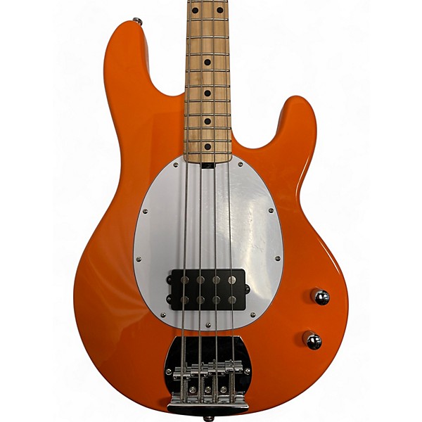 Used Ernie Ball Music Man Used Ernie Ball Music Man Intro series RAY2  Orange Electric Bass Guitar