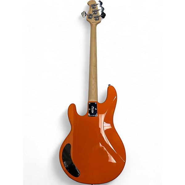 Used Ernie Ball Music Man Used Ernie Ball Music Man Intro series RAY2  Orange Electric Bass Guitar