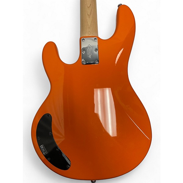 Used Ernie Ball Music Man Used Ernie Ball Music Man Intro series RAY2  Orange Electric Bass Guitar