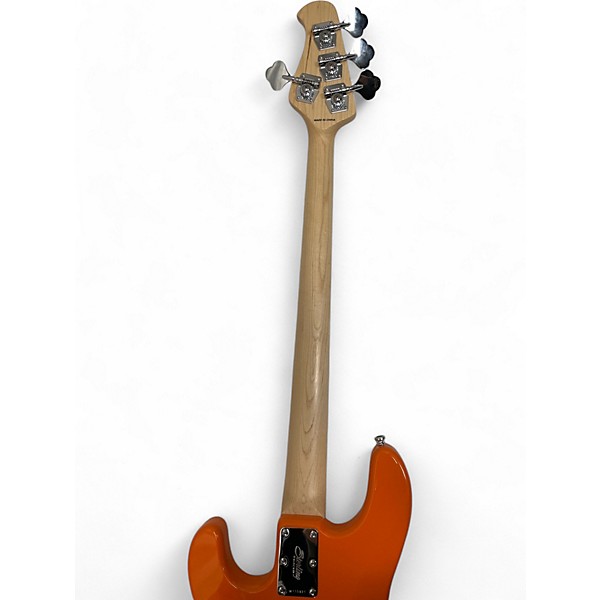 Used Ernie Ball Music Man Used Ernie Ball Music Man Intro series RAY2  Orange Electric Bass Guitar