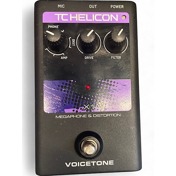 Used TC Helicon VoiceTone Single X1 Vocal Processor