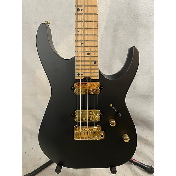 Used Charvel Used Charvel DK24-7 Angel Vivaldi Signature NOVA Flat Black Solid Body Electric Guitar