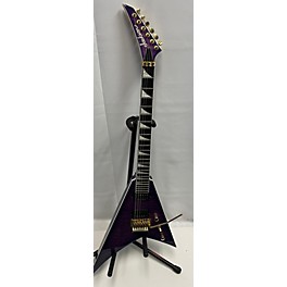 Used Jackson Used Jackson RR24M Randy Rhoads Trans Purple Solid Body Electric Guitar