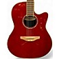 Used Ovation Used Ovation GC057 Celebrity Red Acoustic Electric Guitar