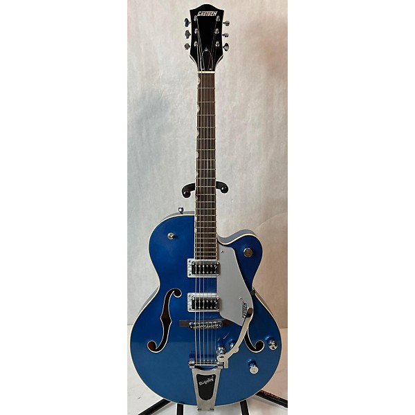 Used Gretsch Guitars Used Gretsch Guitars G5420T Electromatic Metallic Blue Hollow Body Electric Guitar