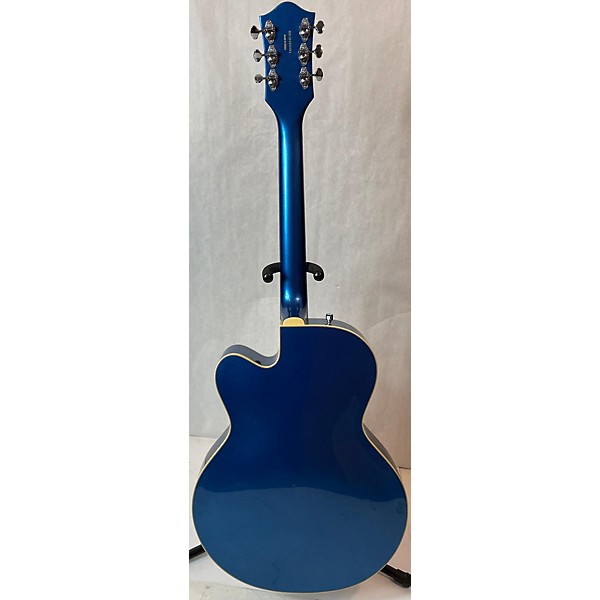 Used Gretsch Guitars Used Gretsch Guitars G5420T Electromatic Metallic Blue Hollow Body Electric Guitar