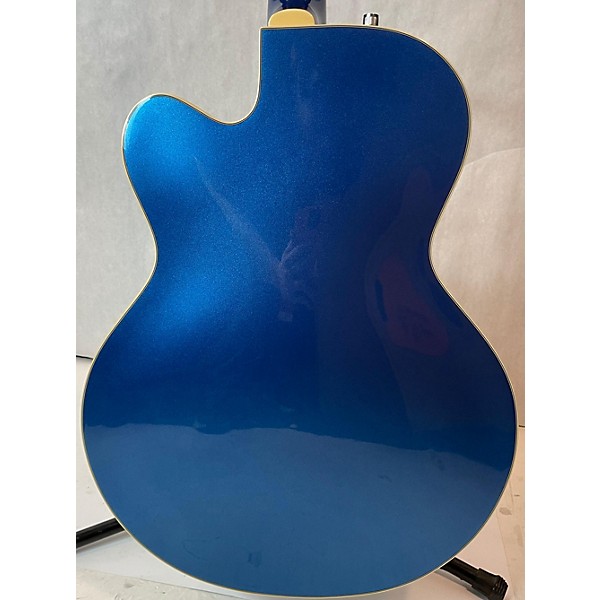 Used Gretsch Guitars Used Gretsch Guitars G5420T Electromatic Metallic Blue Hollow Body Electric Guitar