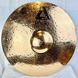 Used Paiste Used Paiste 20in Alpha Metal Ride Brilliant Cymbal