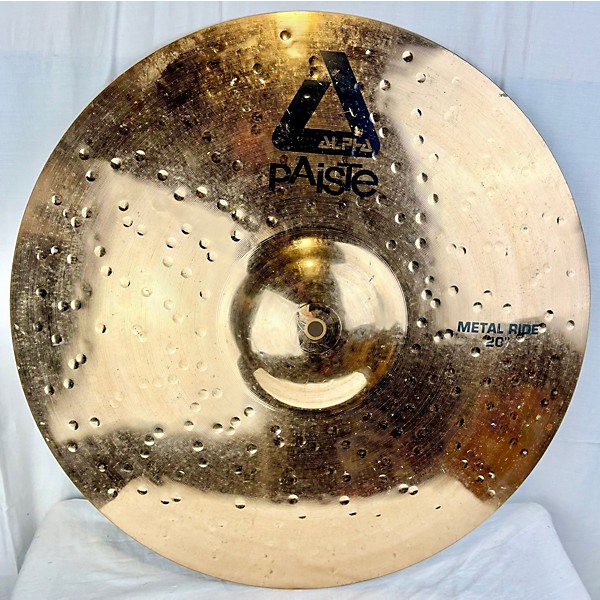 Used Paiste Used Paiste 20in Alpha Metal Ride Brilliant Cymbal