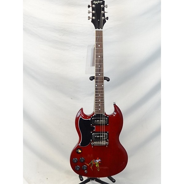 Used Epiphone Tony Iommi SG Custom Wine Red Solid Body Electric Guitar