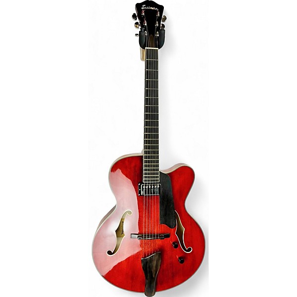 Used Eastman Ar503ce Red Hollow Body Electric Guitar