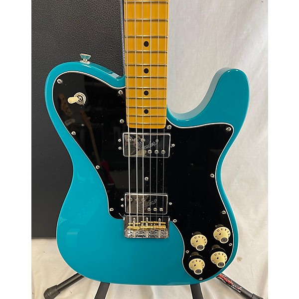 Used Fender Used 2022 Fender American Professional II Telecaster Deluxe Miami Blue Solid Body Electric Guitar