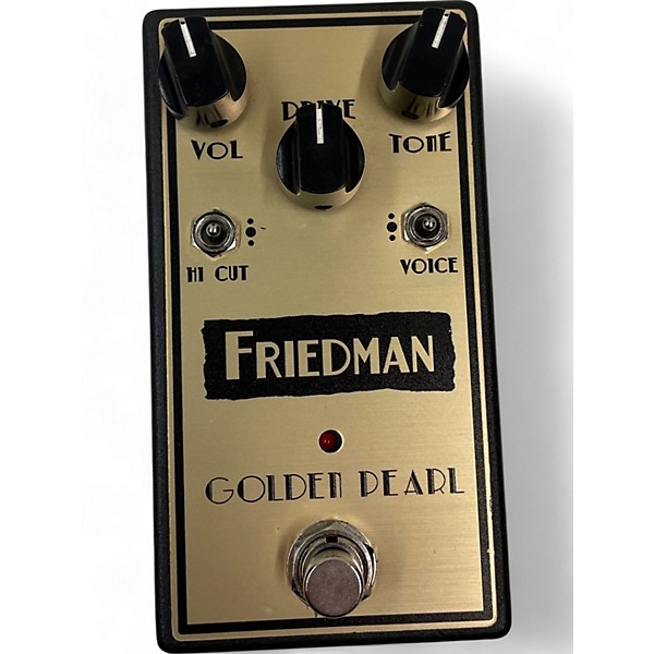 Used Friedman Golden Pearl Overdrive Effect Pedal