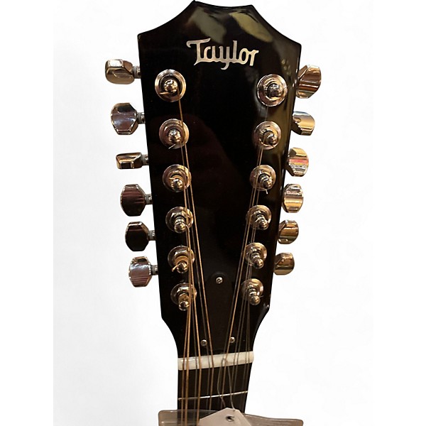 Used Taylor 756CE Natural 12 String Acoustic Electric Guitar