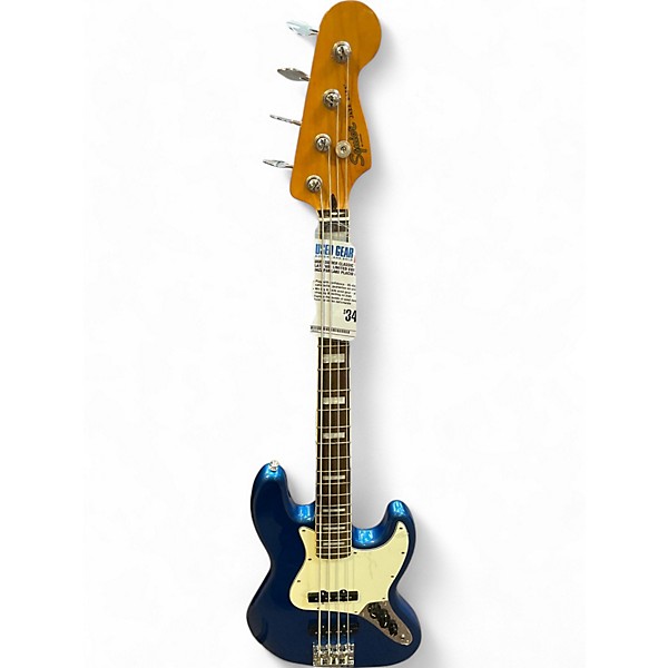 Used Squier Classic Vibe Late '60s Limited-Edition Jazz FSR Lake Placid Blue Electric Bass Guitar