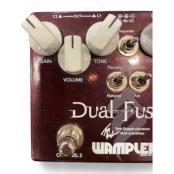 Used Wampler Used Wampler Dual Fusion Tom Quayle Signature Overdrive Effect Pedal