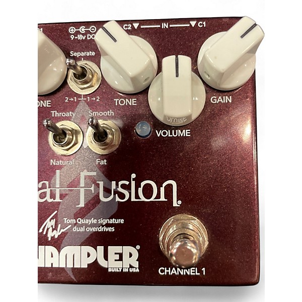 Used Wampler Used Wampler Dual Fusion Tom Quayle Signature Overdrive Effect Pedal