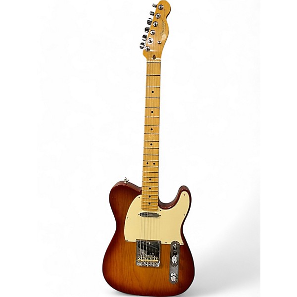 Used Fender American Professional II Telecaster Burnt Sienna Solid Body Electric Guitar