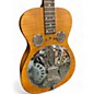 Used Dobro Hound Dog Deluxe Round Neck Vintage Brown Resonator Guitar