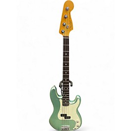 Used Fender American Professional II Precision Bass Mystic surf green Electric Bass Guitar