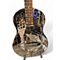 Used Recording King RM-991 Tricone Roundneck Resonator Chrome Acoustic Electric Guitar