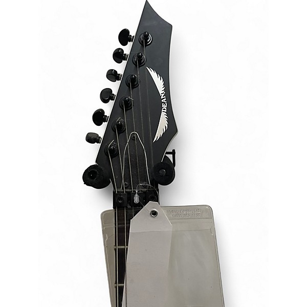 Used Dean Used Dean Dean Exile Select Floyd Fluence Electric Guitar Satin Black Solid Body Electric Guitar