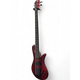 Used Spector ns pulse 5 cinder red Electric Bass Guitar