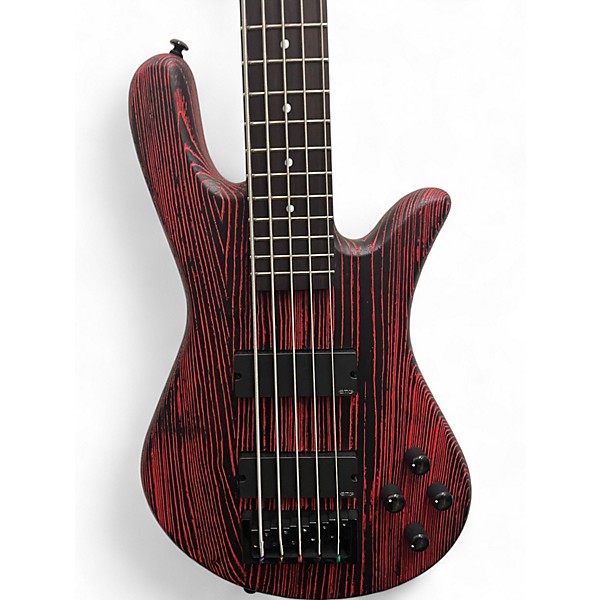 Used Spector ns pulse 5 cinder red Electric Bass Guitar