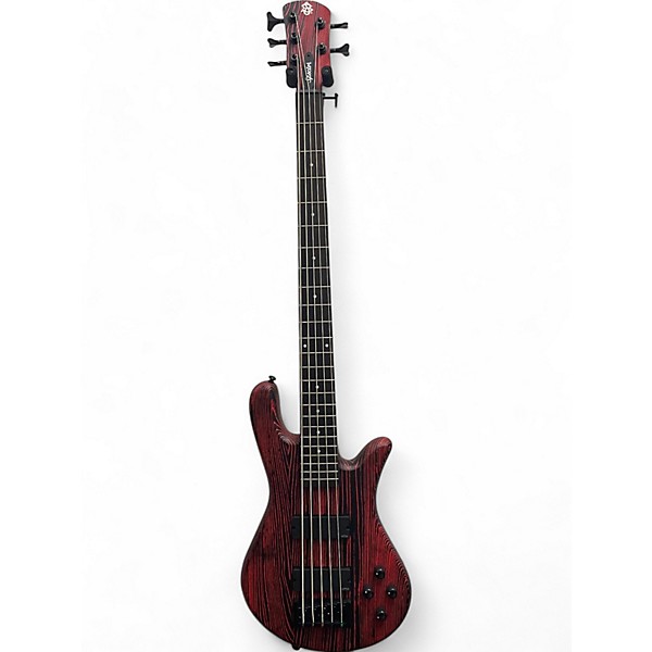 Used Spector ns pulse 5 cinder red Electric Bass Guitar