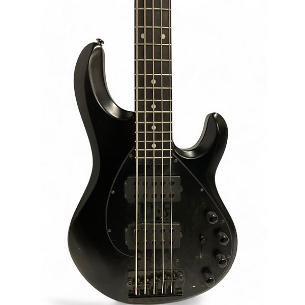 Used Ernie Ball Music Man Used Ernie Ball Music Man Stingray HH 5 String Black Electric Bass Guitar