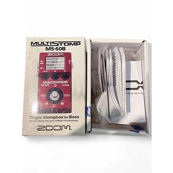 Used Zoom Used Zoom ZMS60B Multistomp Bass Bass Effect Pedal