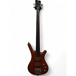 Used Warwick Used Warwick Corvette STD Fretless Brown Electric Bass Guitar