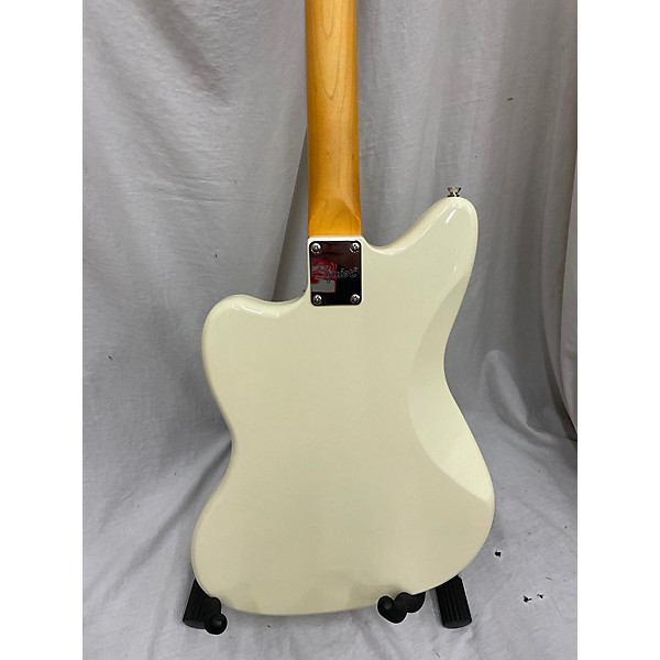 Used Squier Used Squier J Mascis Jazzmaster Vintage White Solid Body Electric Guitar