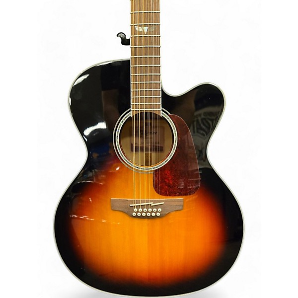 Used Takamine Used Takamine GJ72CE-12 3 Color Sunburst 12 String Acoustic Electric Guitar