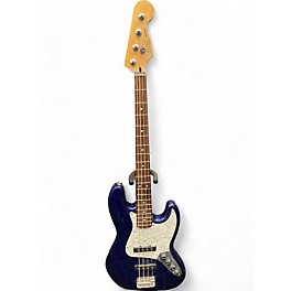 Used Fender Used Fender Standard Jazz Bass Blue Electric Bass Guitar