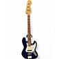 Used Fender Used Fender Standard Jazz Bass Blue Electric Bass Guitar thumbnail