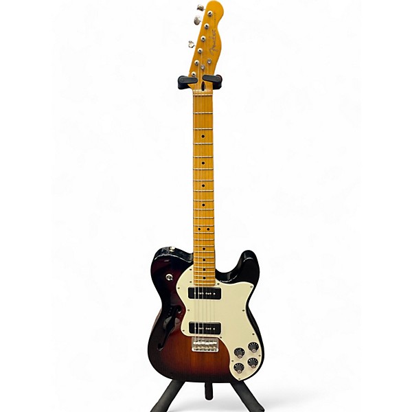 Used Fender Used Fender Modern Player Telecaster Thinline Deluxe 3 Color Sunburst Hollow Body Electric Guitar