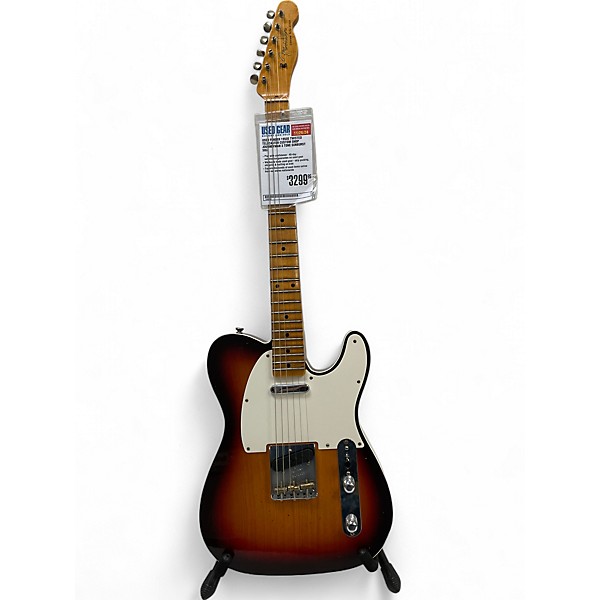 Used Fender Used Fender 1950s twisted telecaster custom shop journeyman 3 Tone Sunburst Solid Body Electric Guitar