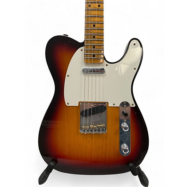 Used Fender Used Fender 1950s twisted telecaster custom shop journeyman 3 Tone Sunburst Solid Body Electric Guitar