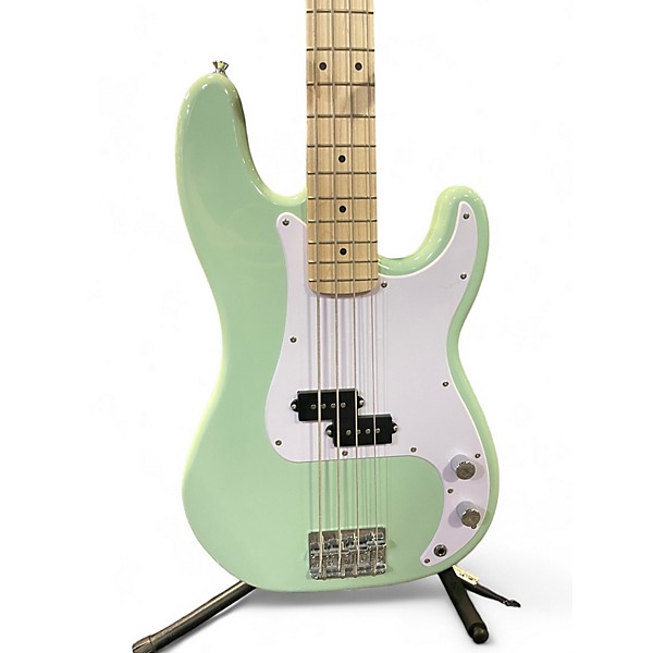 Used Squier Used Squier Affinity Precision Bass Surf Green Electric Bass Guitar