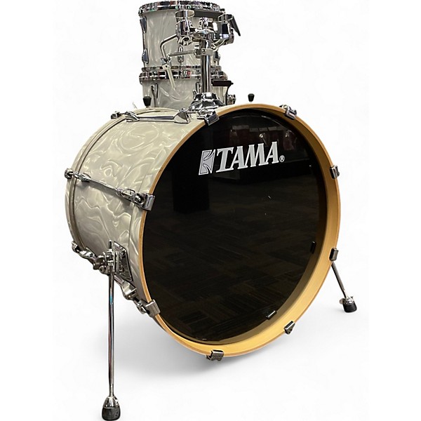 Used TAMA Used TAMA Superstar Pearl White Drum Kit